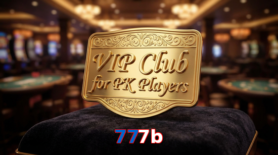 Main screen of 777B vip page for PK players